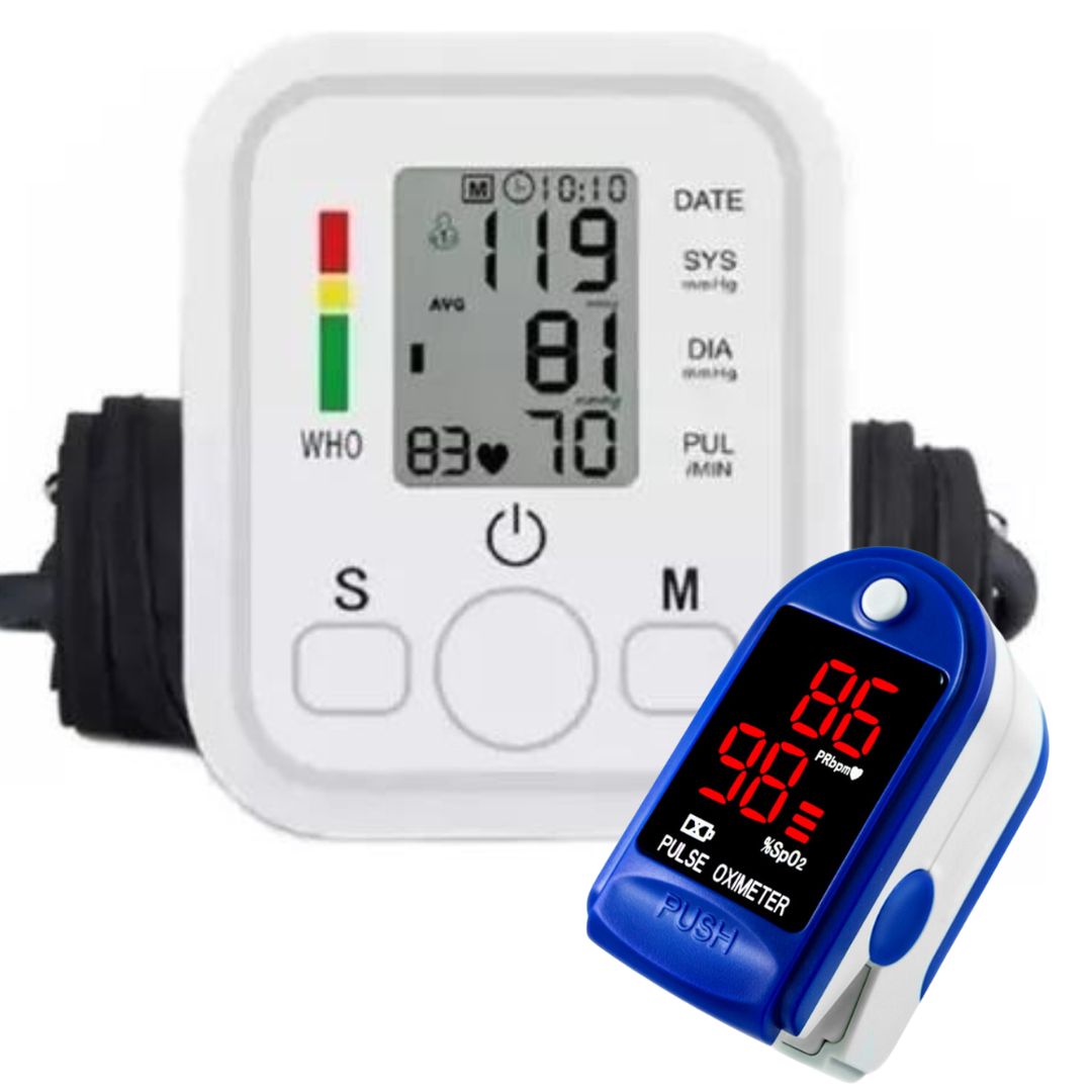 Pack Salud digital: Toma presión Arterial + Oxímetro